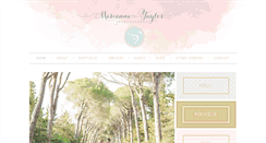 Desktop Screenshot of mariannetaylorphotography.co.uk
